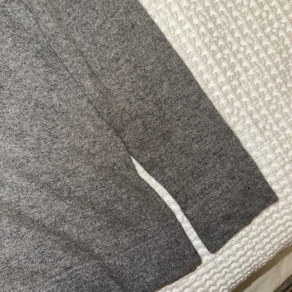 J. Crew Gray Crew Neck Sweater Soft and Cozy Teddie Sweatshirt - Picture 6 of 8